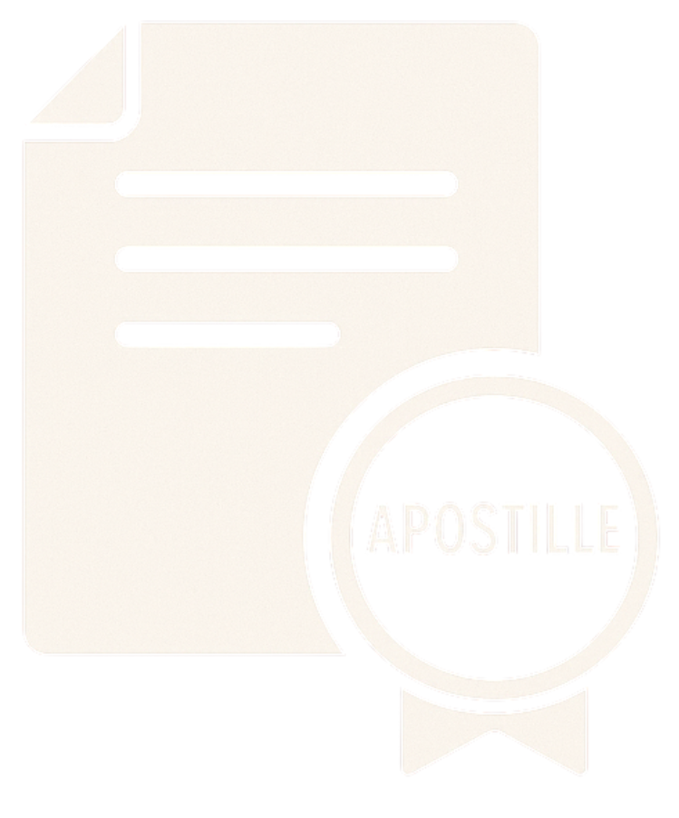 Дублікати Свідоцтв, Витягів із ДРАЦ, Апостиль